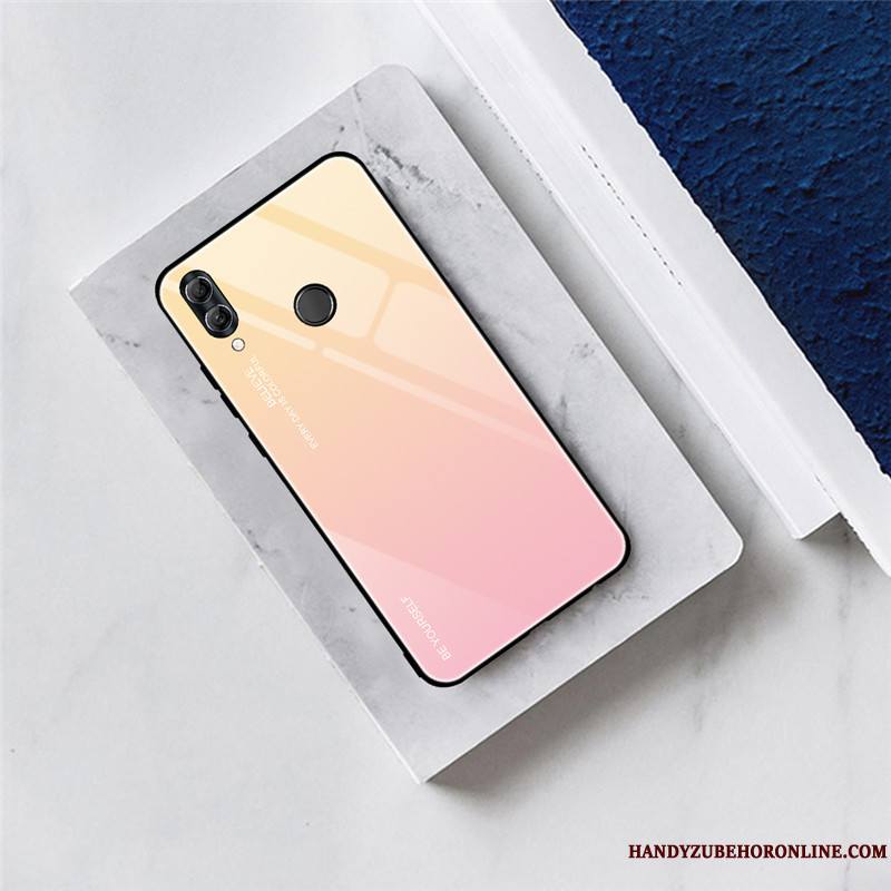 Huawei P Smart 2019 Dégradé De Couleur Coque Protection Incassable Net Rouge Tout Compris Personnalité