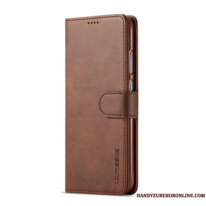 Huawei P Smart 2019 Gris Étui En Cuir Jeunesse Housse Carte Coque De Téléphone