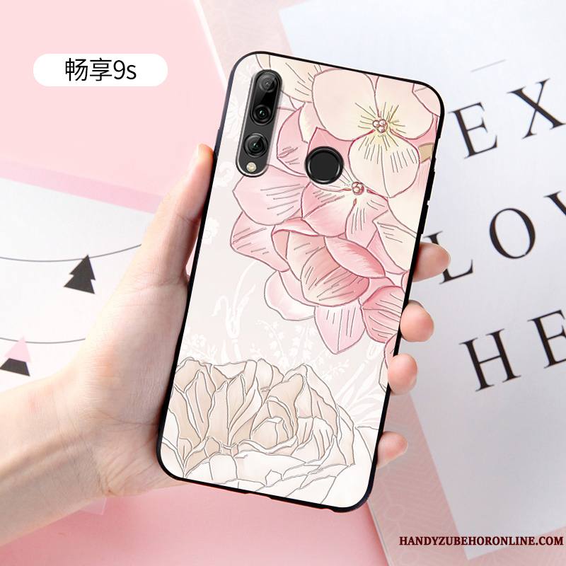 Huawei P Smart+ 2019 Incassable Coque Protection Charmant Délavé En Daim Tout Compris Fluide Doux