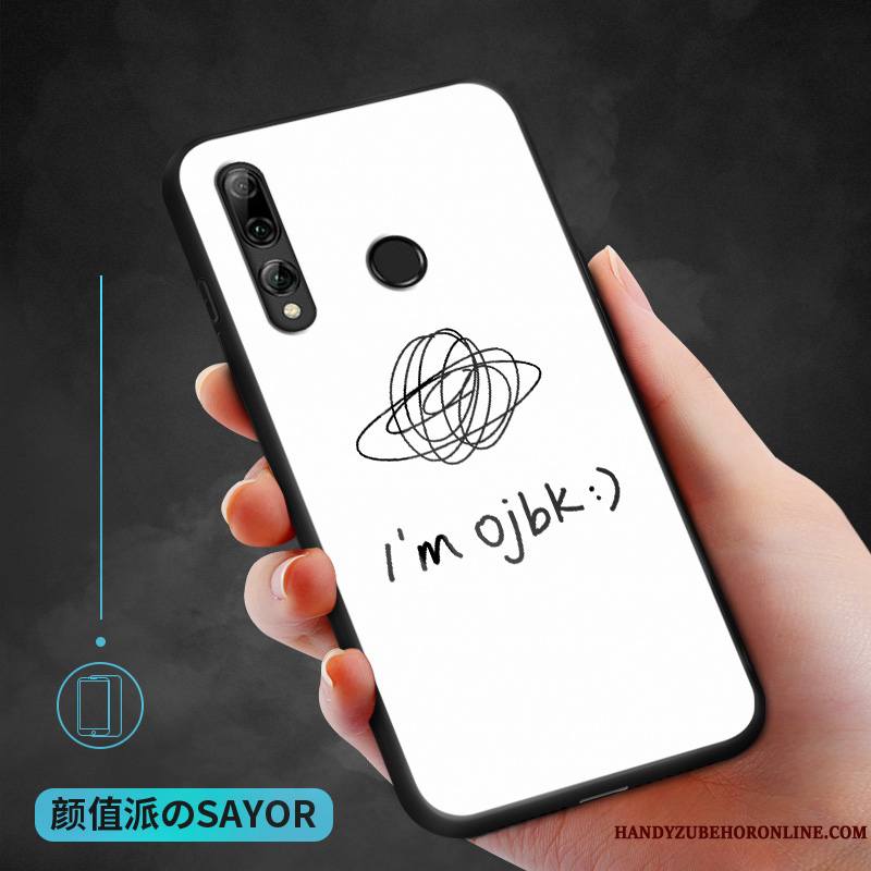 Huawei P Smart+ 2019 Incassable Verre Silicone Coque De Téléphone Créatif Amoureux Personnalité