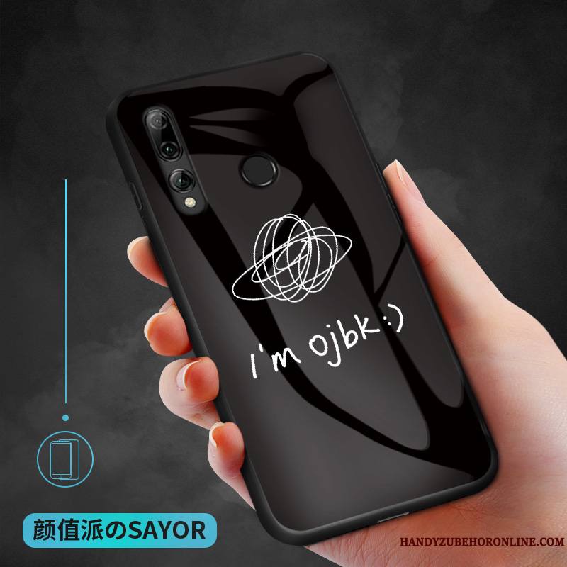 Huawei P Smart+ 2019 Incassable Verre Silicone Coque De Téléphone Créatif Amoureux Personnalité