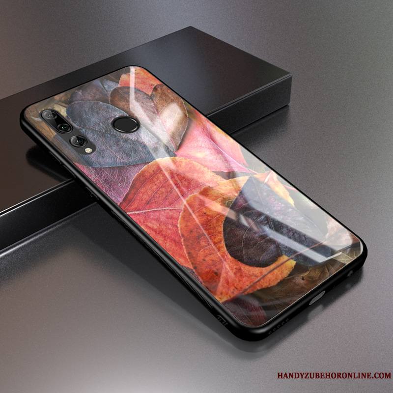 Huawei P Smart+ 2019 Personnalité Rouge Étui Tempérer Protection Coque De Téléphone Modèle