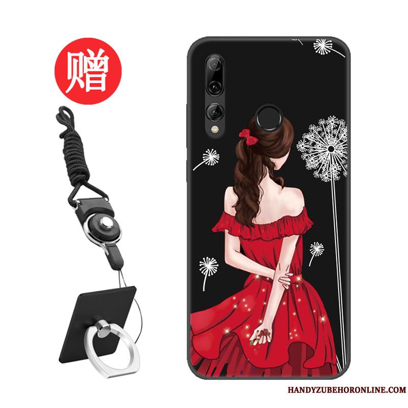 Huawei P Smart+ 2019 Tendance Coque De Téléphone Rouge Personnalisé Membrane Protection Étui