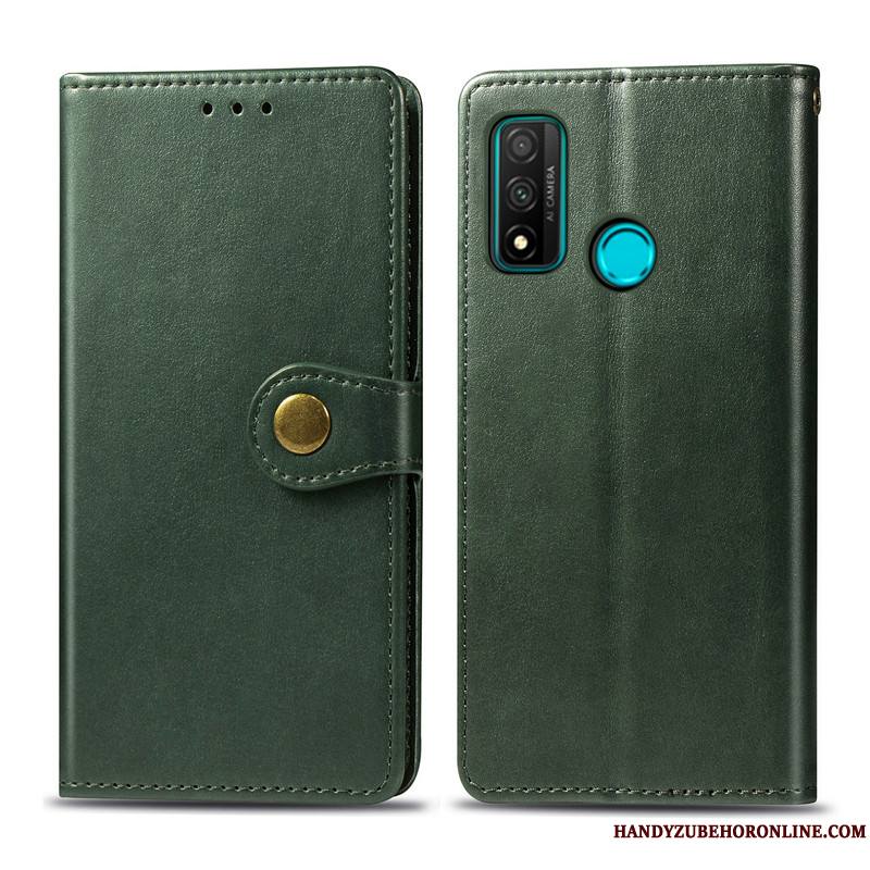 Huawei P Smart 2020 Coque Ornements Suspendus Similicuir Protection Étui Business Simple Étui En Cuir