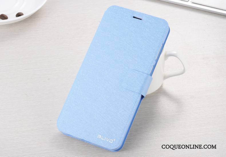 Huawei P Smart Bleu Clamshell Coque De Téléphone Étui En Cuir Protection