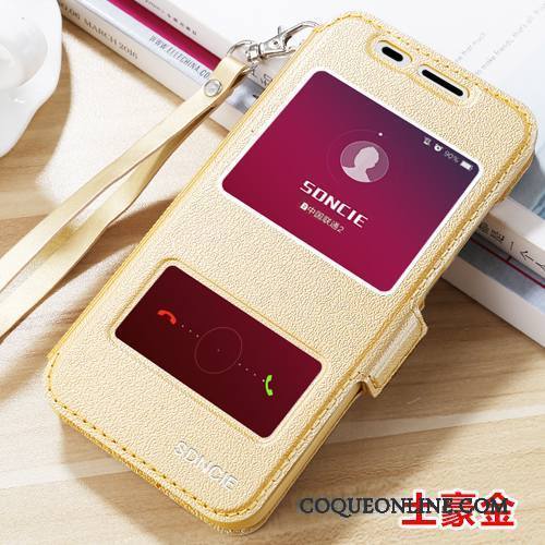 Huawei P Smart Coque De Téléphone Housse Fluide Doux Étui Étui En Cuir Protection Bleu