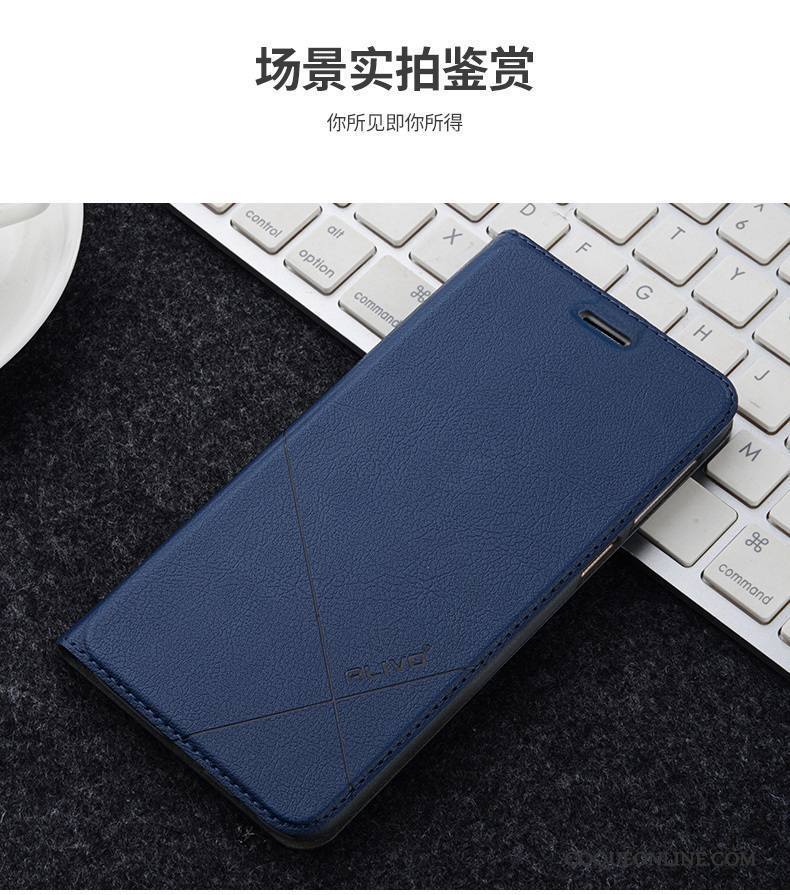 Huawei P Smart Coque De Téléphone Housse Or Étui Étui En Cuir Protection