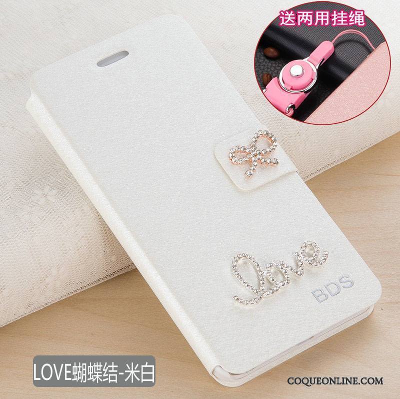 Huawei P Smart Coque De Téléphone Housse Étui En Cuir Incassable Protection Rose