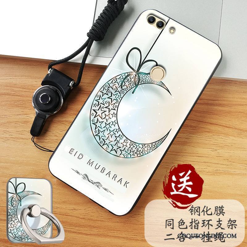 Huawei P Smart Coque Incassable Tout Compris Protection Étui Gris Fluide Doux Silicone