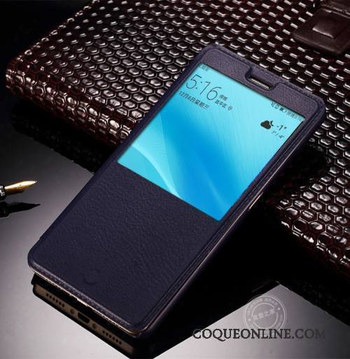 Huawei P Smart Coque Téléphone Portable Protection Clamshell Étui Étui En Cuir Incassable