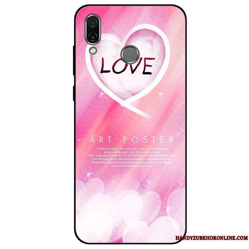 Huawei P Smart+ Coque Étui Silicone Fluide Doux De Téléphone Art Tout Compris