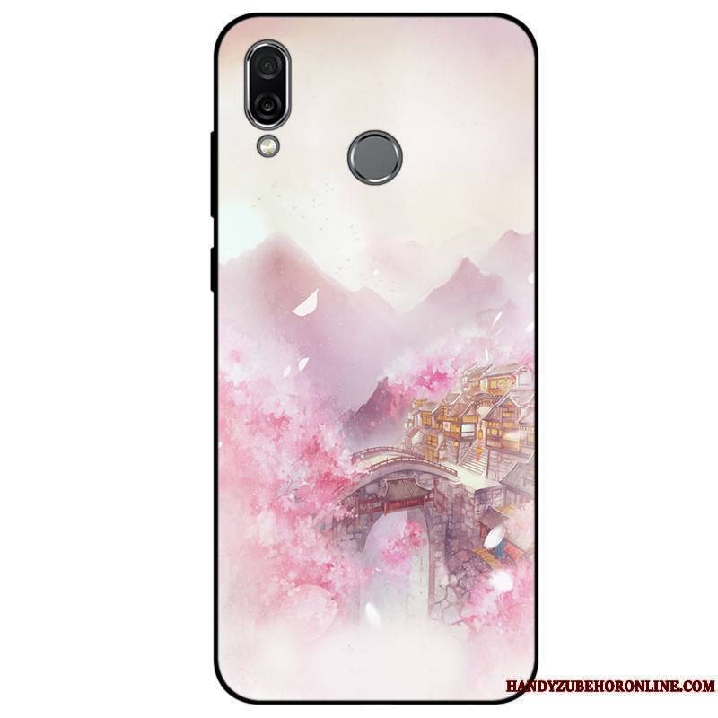 Huawei P Smart+ Coque Étui Silicone Fluide Doux De Téléphone Art Tout Compris