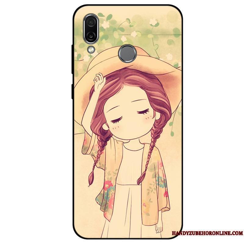 Huawei P Smart+ Coque Étui Silicone Fluide Doux De Téléphone Art Tout Compris