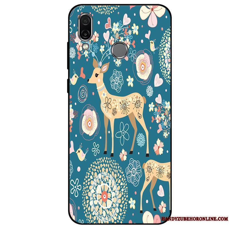 Huawei P Smart+ Coque Étui Silicone Fluide Doux De Téléphone Art Tout Compris