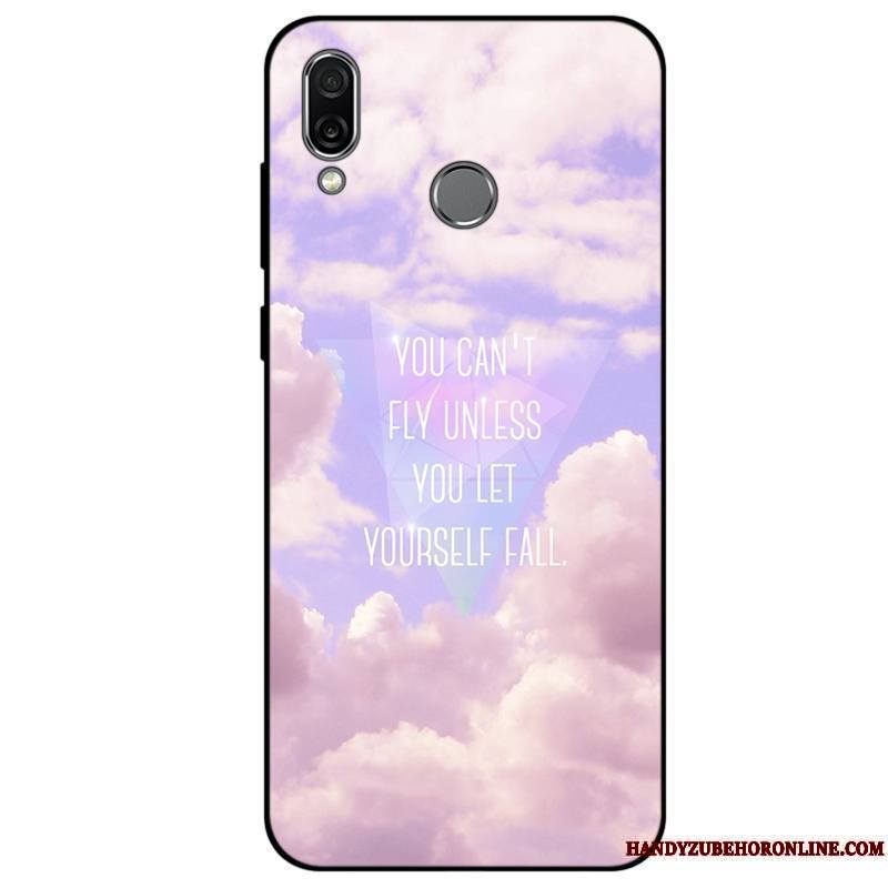 Huawei P Smart+ Coque Étui Silicone Fluide Doux De Téléphone Art Tout Compris