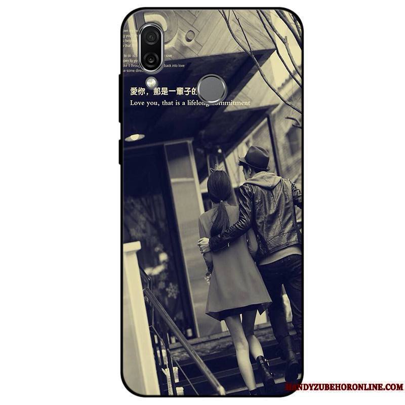 Huawei P Smart+ Coque Étui Silicone Fluide Doux De Téléphone Art Tout Compris