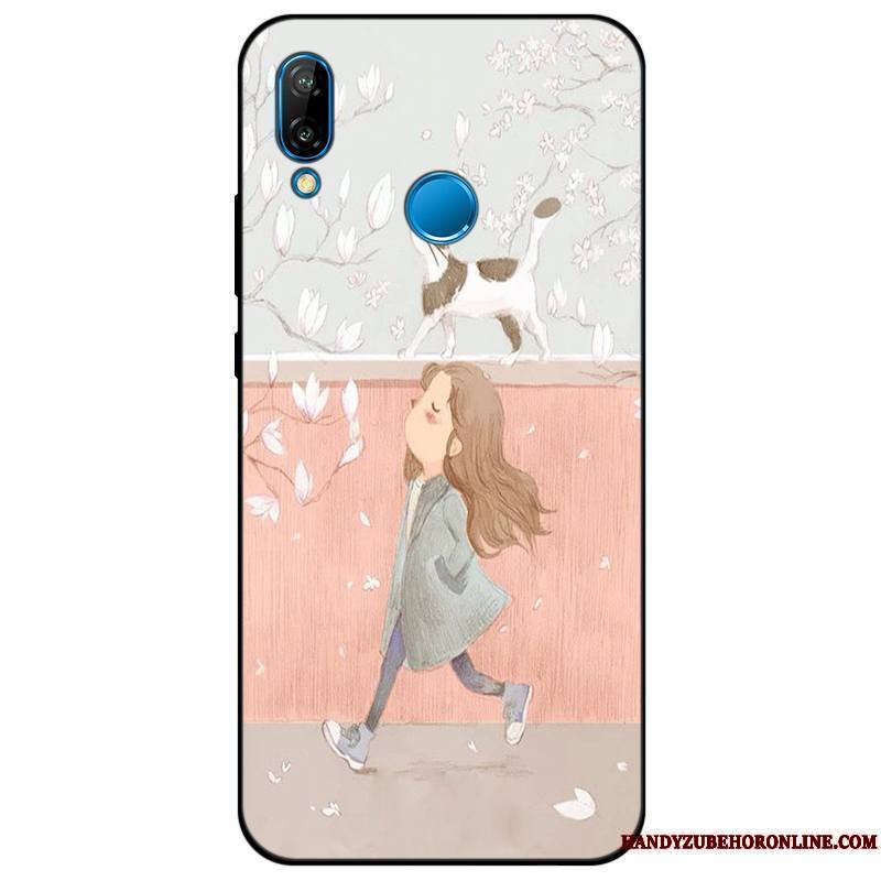 Huawei P Smart+ Dessin Animé Coque De Téléphone Étui Créatif Incassable Tout Compris Protection