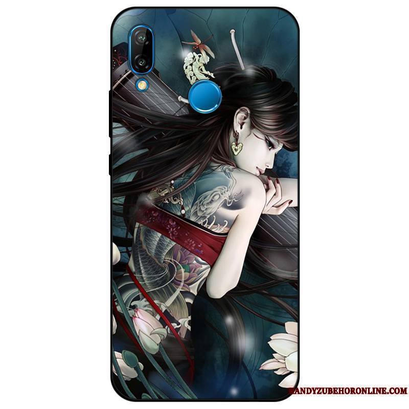 Huawei P Smart+ Dessin Animé Coque De Téléphone Étui Créatif Incassable Tout Compris Protection