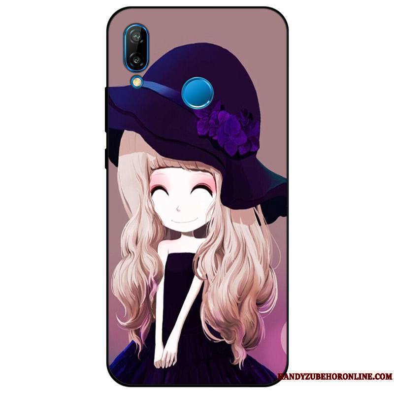 Huawei P Smart+ Dessin Animé Coque De Téléphone Étui Créatif Incassable Tout Compris Protection