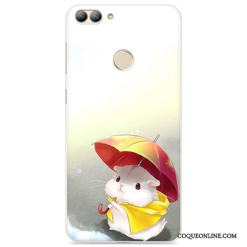 Huawei P Smart Dessin Animé Étui Coque Protection Fluide Doux De Téléphone Rose