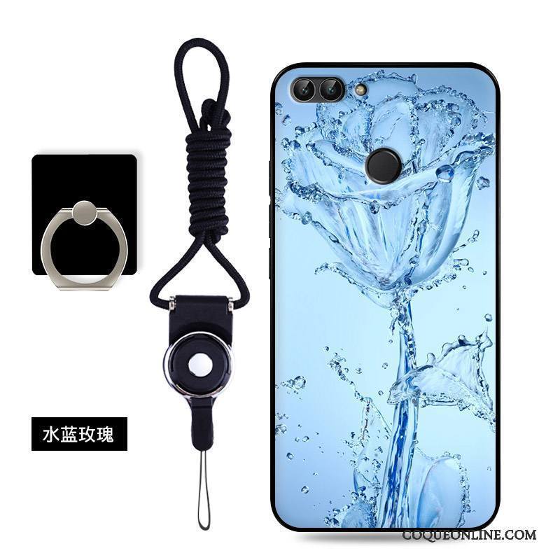 Huawei P Smart Délavé En Daim Silicone Coque De Téléphone Protection Téléphone Portable Fluide Doux Étui