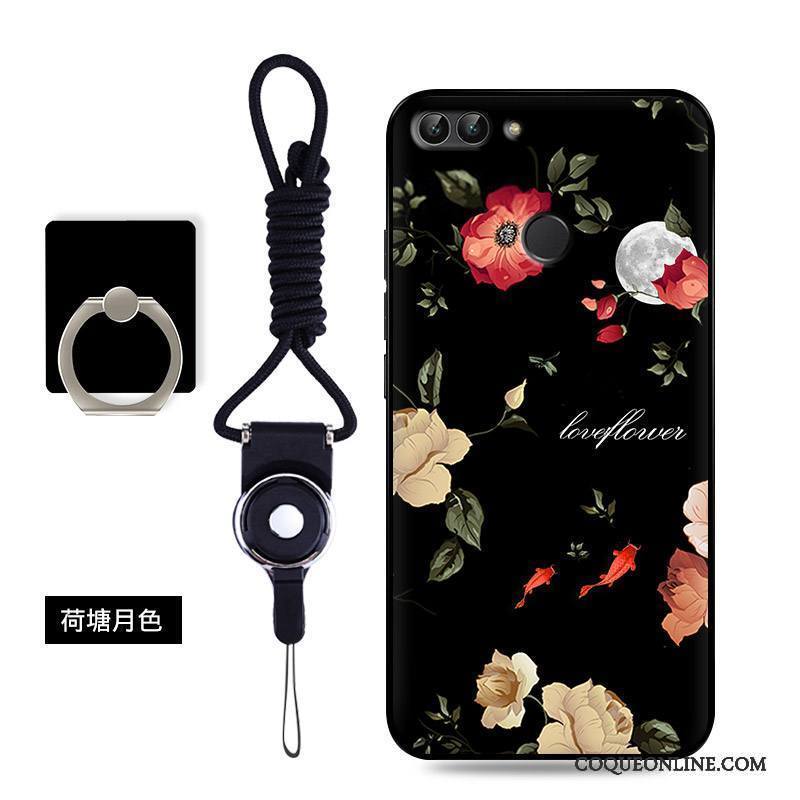 Huawei P Smart Délavé En Daim Silicone Coque De Téléphone Protection Téléphone Portable Fluide Doux Étui