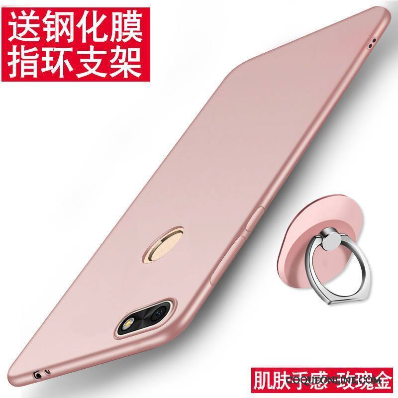 Huawei P Smart Fluide Doux Coque De Téléphone Tout Compris Protection Or Silicone Étui