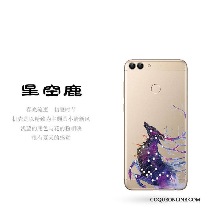 Huawei P Smart Incassable Coque De Téléphone Silicone Multicolore