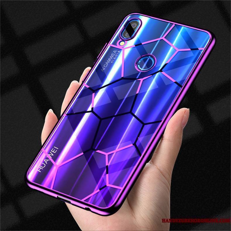 Huawei P Smart+ Légères Verre Coque De Téléphone Créatif Net Rouge Incassable Marque De Tendance