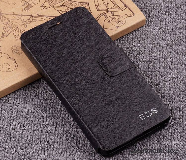 Huawei P Smart Protection Coque De Téléphone Délavé En Daim Rouge Tempérer Étui En Cuir Membrane