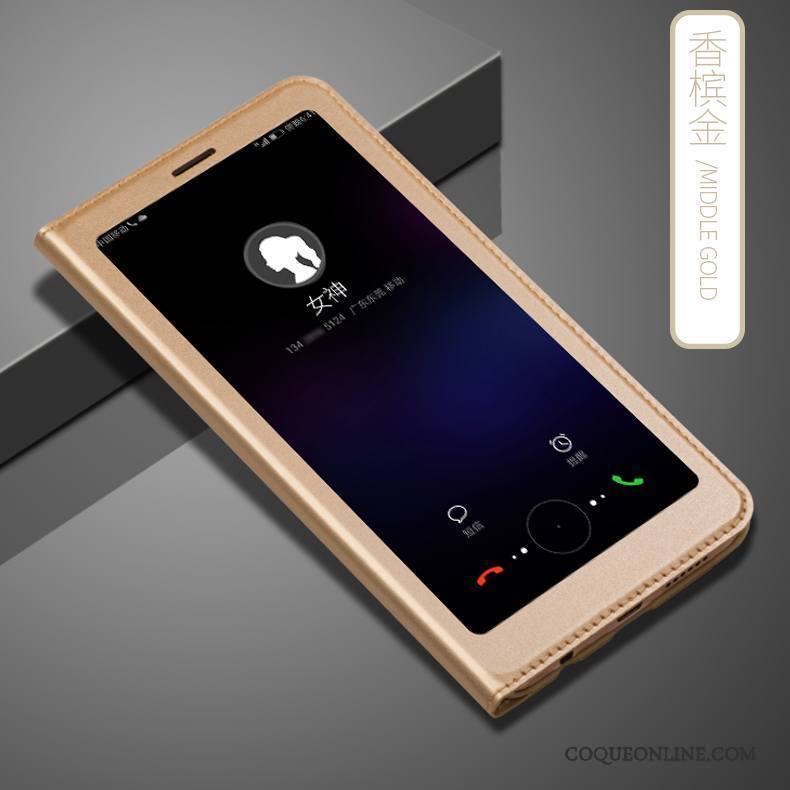 Huawei P Smart Rose Étui En Cuir Clamshell Incassable Tendance Protection Coque De Téléphone