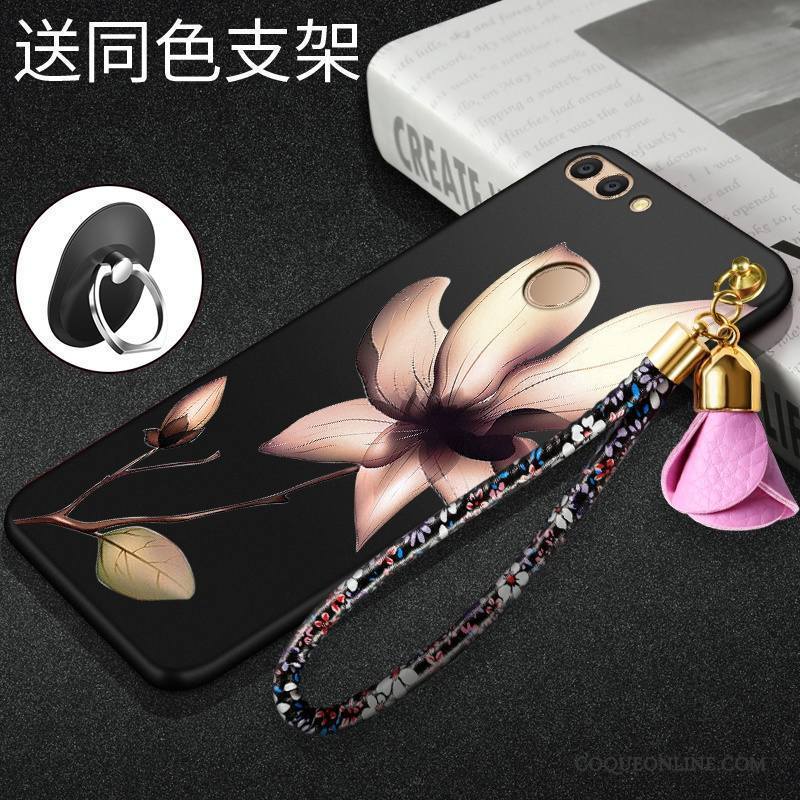 Huawei P Smart Silicone Étui Fluide Doux Délavé En Daim Coque De Téléphone Rouge Téléphone Portable