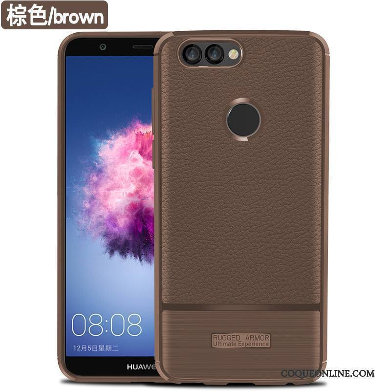 Huawei P Smart Tout Compris Fluide Doux Étui Délavé En Daim Incassable Coque De Téléphone Protection