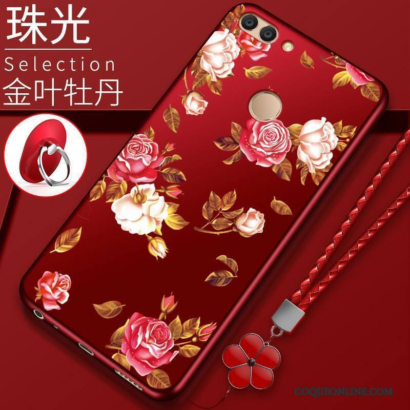 Huawei P Smart Tout Compris Protection Silicone Étui Rouge Coque De Téléphone Incassable