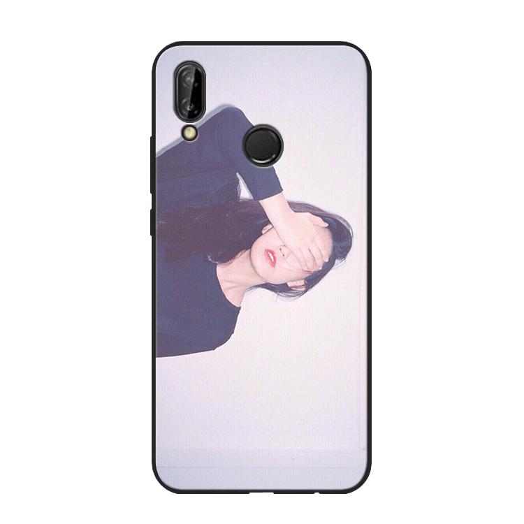 Huawei P Smart+ Vent Jeunesse Silicone Noir Mode Coque De Téléphone Europe