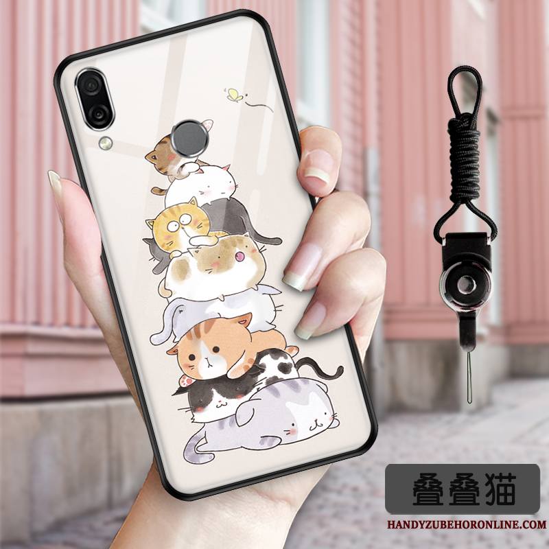 Huawei P Smart Z Coque De Téléphone Luxe Incassable Silicone Étui Charmant Chat