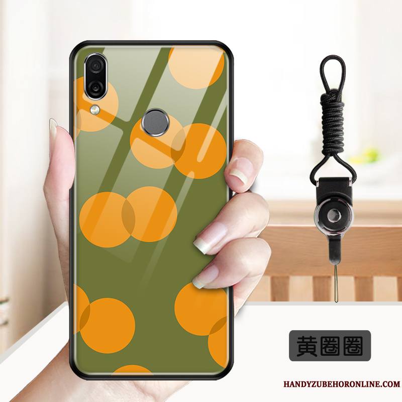 Huawei P Smart Z Coque De Téléphone Miroir Tout Compris Silicone Dessin Animé Protection Verre