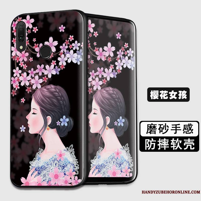 Huawei P Smart Z Coque De Téléphone Tout Compris Tendance Sakura Fluide Doux Protection Étui