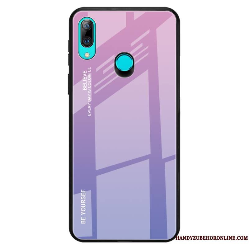 Huawei P Smart Z Coque Tout Compris Dégradé De Couleur Personnalité Étui Protection Silicone