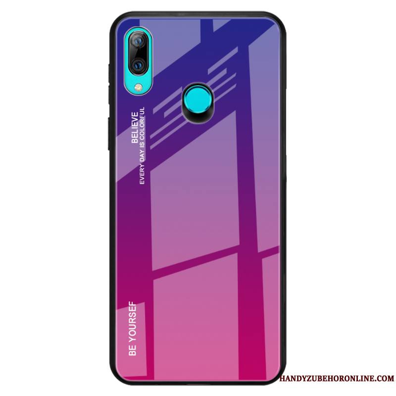 Huawei P Smart Z Coque Tout Compris Dégradé De Couleur Personnalité Étui Protection Silicone