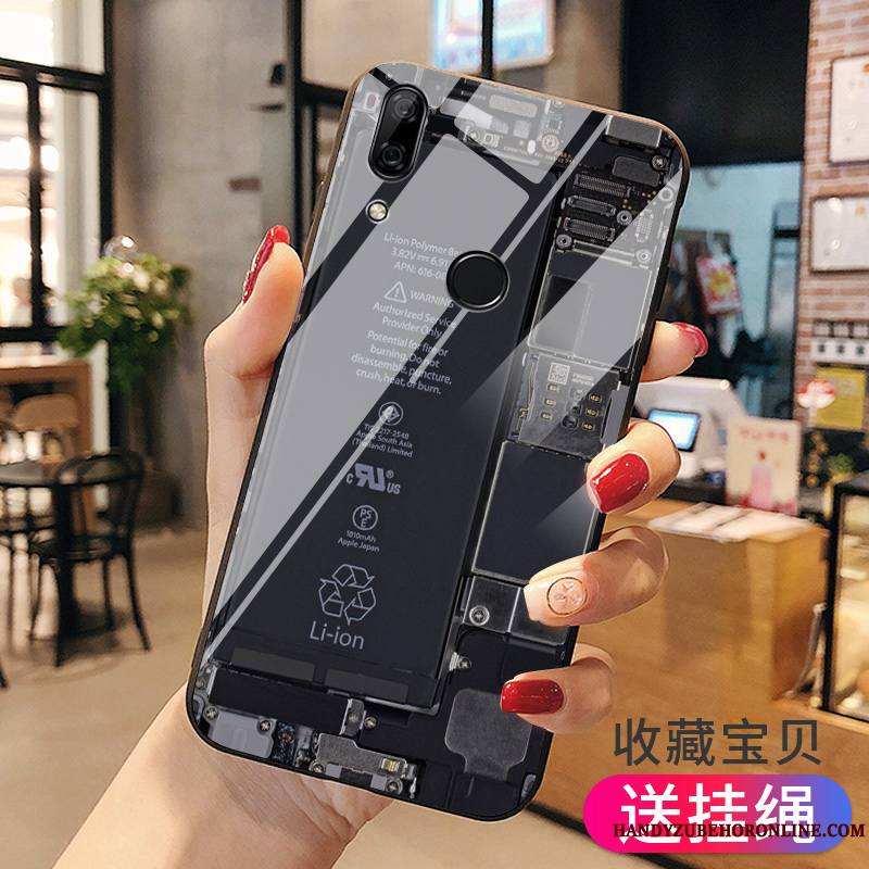 Huawei P Smart Z Coque Verre Étui Vert Tout Compris Silicone Téléphone Portable Protection