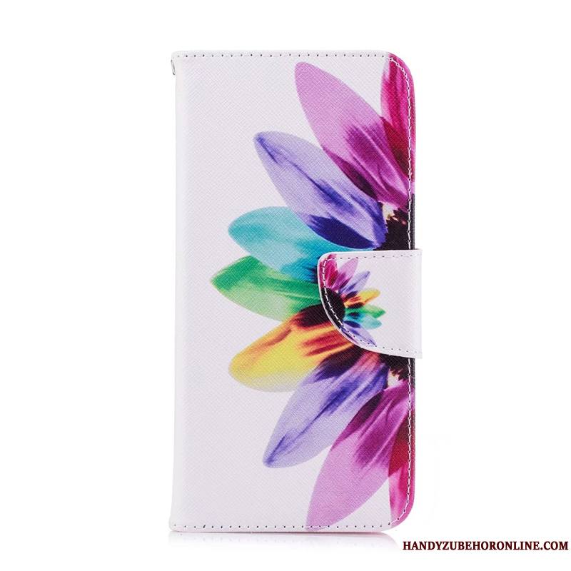 Huawei P Smart Z Peinture Coque De Téléphone Étui Protection Housse Étui En Cuir Multicolore