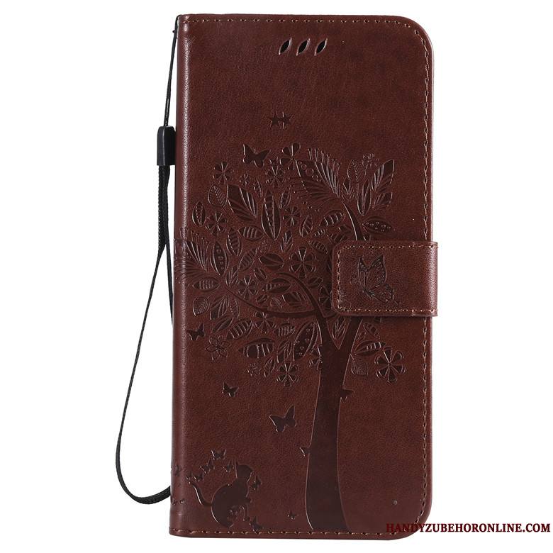 Huawei P Smart Z Protection Arbres Incassable Housse Étui En Cuir Coque De Téléphone Fluide Doux