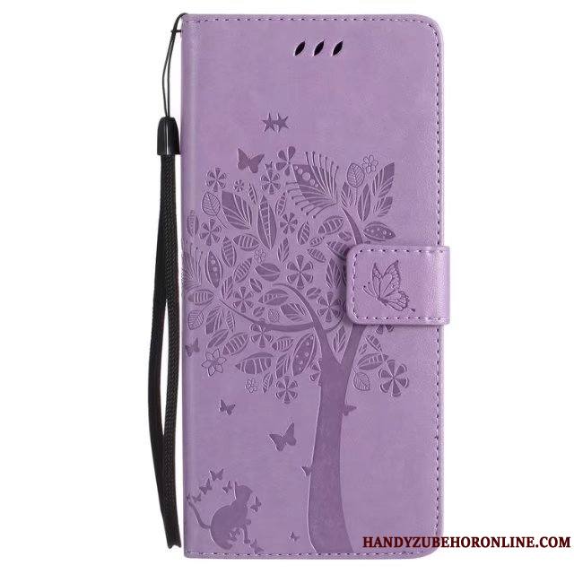 Huawei P Smart Z Protection Arbres Incassable Housse Étui En Cuir Coque De Téléphone Fluide Doux