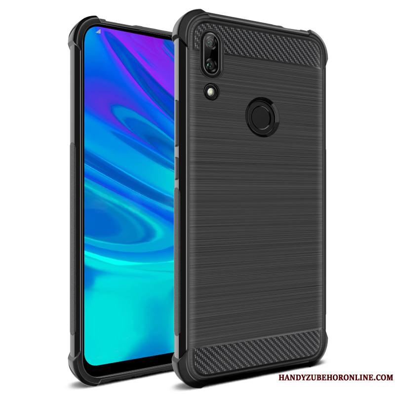 Huawei P Smart Z Protection Coque De Téléphone Silicone Étui Tout Compris Noir Fluide Doux