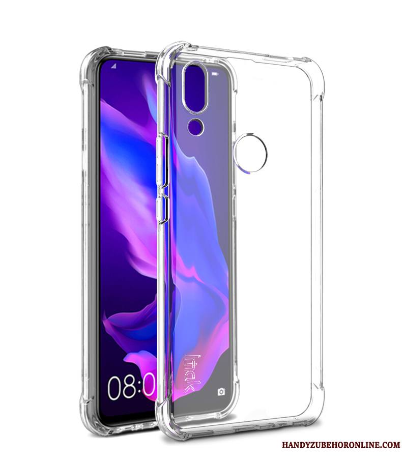 Huawei P Smart Z Protection Coque De Téléphone Silicone Étui Tout Compris Noir Fluide Doux