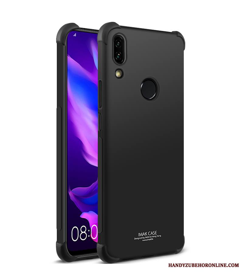 Huawei P Smart Z Protection Coque De Téléphone Silicone Étui Tout Compris Noir Fluide Doux