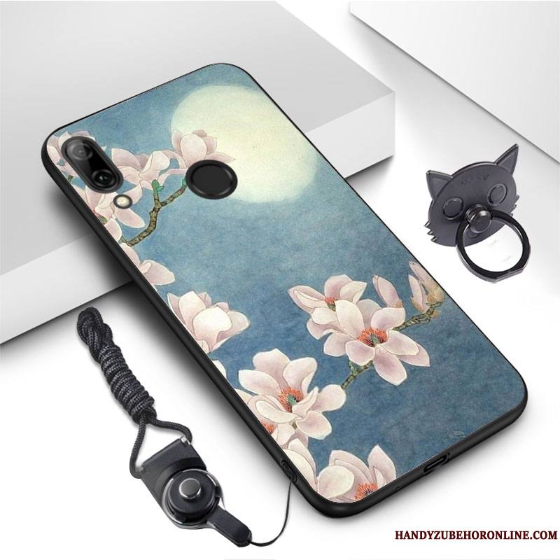 Huawei P Smart Z Silicone Vintage Tout Compris Personnalisé Or Fluide Doux Coque De Téléphone