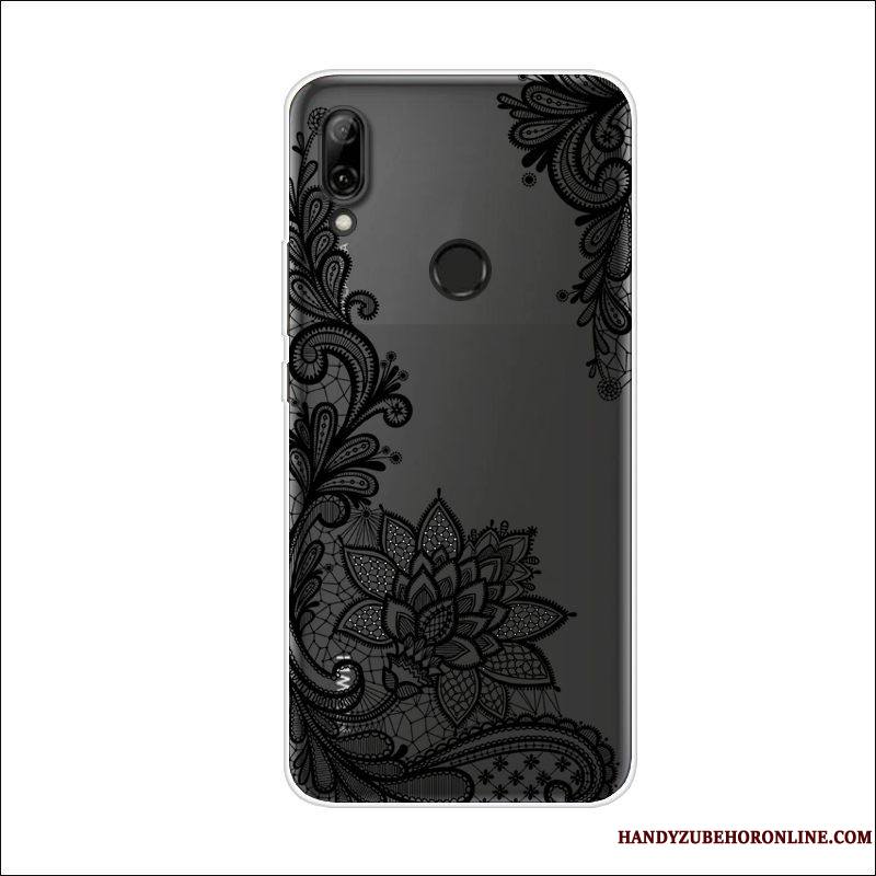 Huawei P Smart Z Silicone Étui Coque Fleurs De Papillons Tendance Dessin Animé De Téléphone