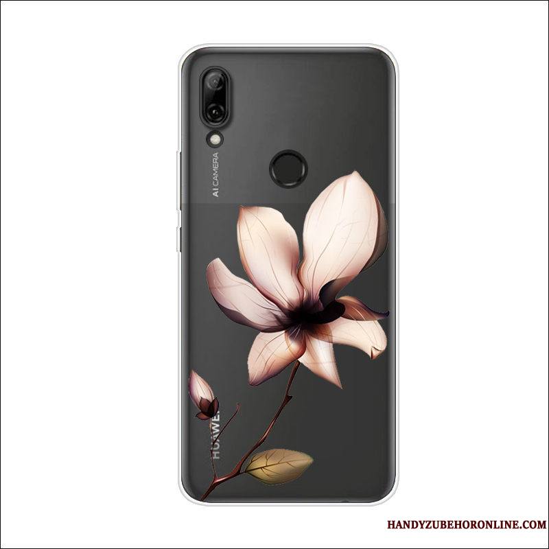 Huawei P Smart Z Silicone Étui Coque Fleurs De Papillons Tendance Dessin Animé De Téléphone